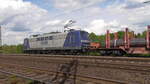 RBH 266 / 151 084-1 mit Brammenzug am 12.05.2017 Duisburg Abzweig Ruhrtal