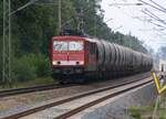 LDK 155 060-7 mit leerem Getreidezug - Borckenfriede - vom Bü aus aufgenommen - 04.09.2021