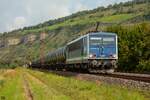 Integro 155 045-9 mit Kesselzug in Thüngersheim, August 2021.