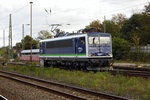 Am 10.10.2016 Rangierfahrt von der 155 048-6 von der IntEgro (Press) in Stendal .