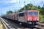 Rpool 155 065-6 mit einem Coil-Transportzug am 26.08.18 Berlin-Hirschgarten.