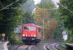 155 112-6 DB kommt als Lokzug aus Aachen-West nach Stolberg-Hbf aus Richtung Aachen-West und fährt durch Aachen-Schanz in Richtung