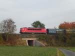 BR 155 270 zwischen Ostheim und Butzbach am 29.10.2009