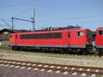 E-Lok BR 155 195-1 der DB AG, Bw Wismar [31.05.2008]