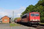 155 178-7 DB Schenker Rail in Michelau am 12.05.2014.