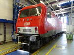 MEG 156 003-6 am 31.08.2019 beim Tag der offenen Tür im DB Werk Dessau.