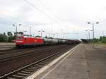 156 004 (MEG 804) mit Kesselzug in Berlin Schnefeld (01.08.2006)