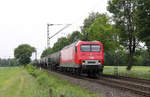 MEG 156 003 befährt die Hamm-Osterfelder Bahn zum Aufnahmezeitpunkt auf Hammer Stadtgebiet.