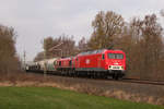 Am 28. November 2018 ist 156 004-4 und 077 012-8 in der Nähe von Syrau in Richtung Plauen ob. Bhf unterwegs. 