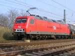 Lokportrt der MEG 803, ex 156 003, am 4.4.2009 in Priestewitz. Diese Lok war der Hauptgrund meines Ausfluges!