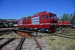 230 001 (371 201) im Neulack am 30.05.26 zum Sommerfest beim TEV Weimar