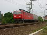 180 015 mit Gterzug in Richtung Staatsgrenze.