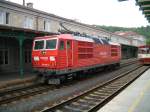 BR 180 018-4 der Railion DB Logistic in Decin Tschechien am 25.05.2006