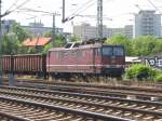 180 006-9 mit einem Gterzug zwischen Dresden-HBF und Haltepunkt Dresden Freibergerstrae.18.05.07