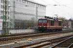 180 006 rollt am 28.02.10 durch den Dresdner HBF.