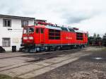 180 014 in Weimar am 30.Mai 2010 beim Eisenbahnfest des TEV.