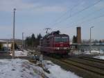 Am 02.03.13 wurde auch die 180 006 von Dresden Friedrichstadt nach Zwickau gebacht.