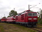 DB Museum 180 014-3 am 02.06.2018 beim Eisenbahnfest im Eisenbahnmuseum Weimar.