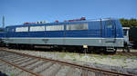 Die Elektrolokomotive E 310 001 im August 2018 im Eisenbahnmuseum Koblenz.
