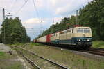 Am 9.8.2023 bespannten gleich 2 Loks der Baureihe 181 der SEL den Cargotrans KLV aus Neumünster nach Wanne.