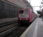 Lok 181 224-7 wird am 05.11.07 mit IC 435 im Bahnhof von Luxemburg bereitgestellt zur Fahrt nach Norddeich Mole.