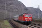 181 223-9 mit IC in Winninen am 06.04.2009