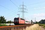 Am 14.06.09 zog 181 213 den CNL 468 nach Strasbourg.