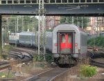 Nachschuss auf EN 408 gezogen von 181 211 von Budapest nach Frankfurt(Main)Hbf.Am 12.09.09 bei der ausfahrt in Mannheim Hbf.