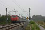 181 219 mit ihrem EN auf dem Weg nach Strabourg. Aufgenommen bei Forchheim am 19.09.09.