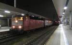 181 213-0 mit EN 409 von Frankfurt(Main)Hbf nach Budapest.Am 23.10.09 beim Halt in Mannheim Hbf.