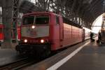 181 218-9 mit einem Intercity in Frankfurt am Main Hbf am 12.08.2010