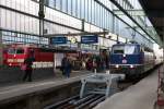 181 201 und 210 am 25.10.13 in Stuttgart Hbf