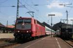 181 213-0 Saar Ausfahrt Karlsruhe Hbf 07.06.2007