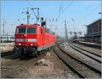 Auch in DB AG Rot eine schönen Lok: die 181 205-6 in Strasbourg. 
10. April 2007