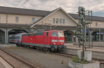 August 24th 2015. 181 218-9 prepares to depart Darmstadt on the Mondays only IC 2308 from Frankfurt to Saarbrüchen.