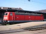 BR 181 214  Mosel  am 04.09.2004 in Karlsruhe Hbf.