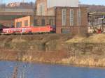 BR 181 222 mit TC 45681 in Vlklingen am 4.2.05