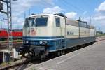 Die schne BR 181 211 im Karlsruher Hbf. Sie trgt den Namen  Lorraine . Das Foto entstand am 12.06.2009.