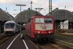 181 218 steht am 05.07.10 in Karlsruhe Hbf.