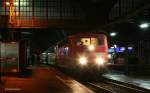 181 207-2 mit dem IC 360 (Mnchen Hbf-Strasbourg) in Karlsruhe 13.1.11