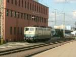 181-211-4 wartet am 8.3.2007 am Koblenz'er Hbf auf ihren nchsten Einsatz, IC 434 nach Luxemburg