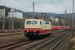 181 215-5  Nordliner  in Wuppertal Steinbeck, Januar 2021.