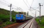 1042 520 mit dem Sonderzug DPE 13289 Anklam - Karlsruhe am 09.05.2010 in Berlin-Hohenschnhausen