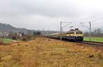 1042 520 der Centralbahn fuhr am 13.01.18 einen Fußball-Sonderzug von Leipzig nach München.