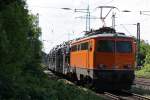 Northrail 1142-635 am 25.5.13 mit einem Autozug fr DeltaRail in Ratingen-Lintorf.