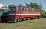 die E 251 012 im Eisenbahnmuseum Weimar, fotografiert im Mai 2005