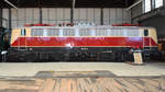 Die Elektrolokomotive 182 001-8 im August 2018 im Eisenbahnmuseum Koblenz.