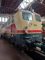 DB Museum 182 001-8 am 06.04.2026 im DB Museum Koblenz.