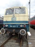 184 003-2 am 14.06.14 im DB Museum Koblenz Lützel