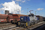 Industriekultur - Henschel E 1200 (RBH 011) am 12.02.2016 auf dem Gelände der  Kokerei Prosper in Bottrop.